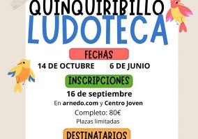 Ampliar información de Ludoteca Quinquiribillo LUNES- MIÉRCOLES 18:00 a 19:30 H