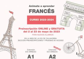 Ampliar información de El nivel A2 de francés se incorpora a la extensión arnedana de la Escuela Oficial de Idiomas