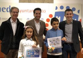 Ampliar información de Dos escolares arnedanos premiados en el Concurso de Dibujo de Aqualia
