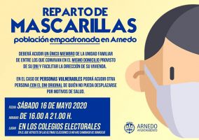 Ampliar información de Reparto de mascarillas a toda la población