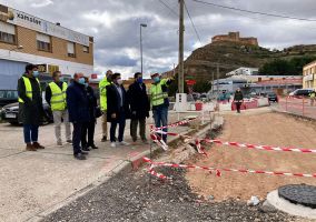 Ampliar información de El consejero de Sostenibilidad visita las obras de la LR-585