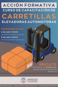 Ampliar información de Curso de capacitación de carretillas elevadoras automotoras
