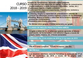 Ampliar información de Oferta Academia Mpal. de Idiomas Curso 2018/2019