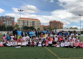 Ampliar información de Éxito rotundo en el primer clinic femenino organizado por la Escuela de Fútbol de Arnedo
