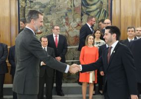 Ampliar información de Encuentro de Felipe VI con el Alcalde de Arnedo