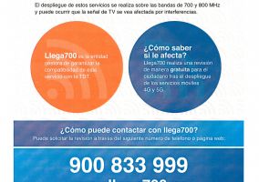 Ampliar información de LLega 700 : Despliegue 4G y 5G