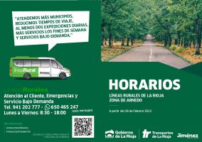 Ampliar información de El Gobierno de La Rioja pone en marcha el servicio de transporte rural bajo demanda